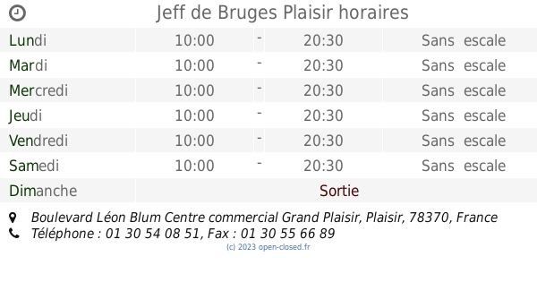 Jeff de Bruges : centre commercial Espace St Quentin